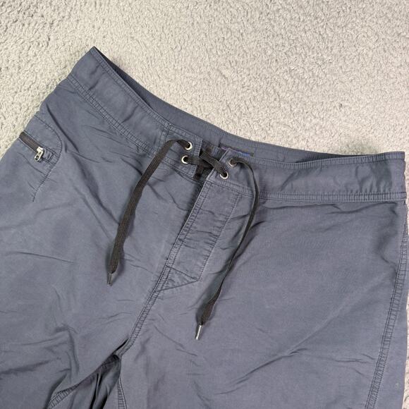 Patagonia Minimalist Board Shorts Mens 34 Navy Blue Pockets Drawstring Nylon 8" - Picture 2 of 9